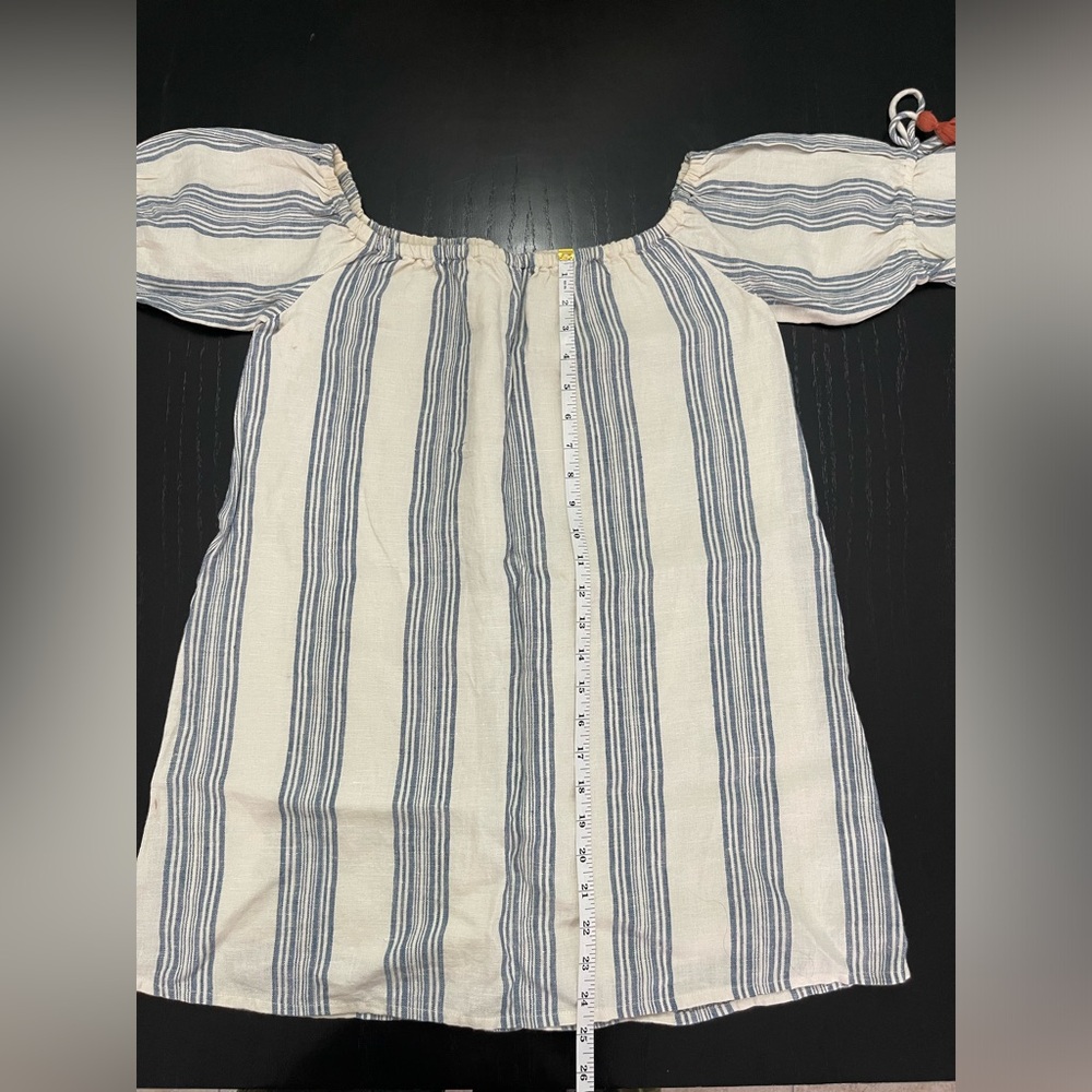 REVOLVE Tularosa Sarah Dress in Chambray Stripe - Picture 7 of 11